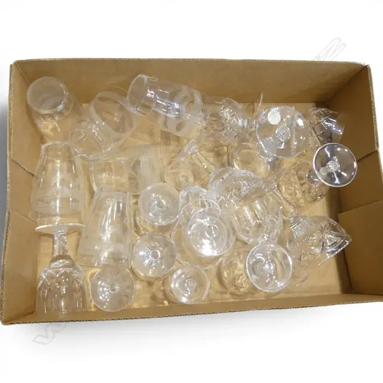 ASST. CRYSTAL GLASSES