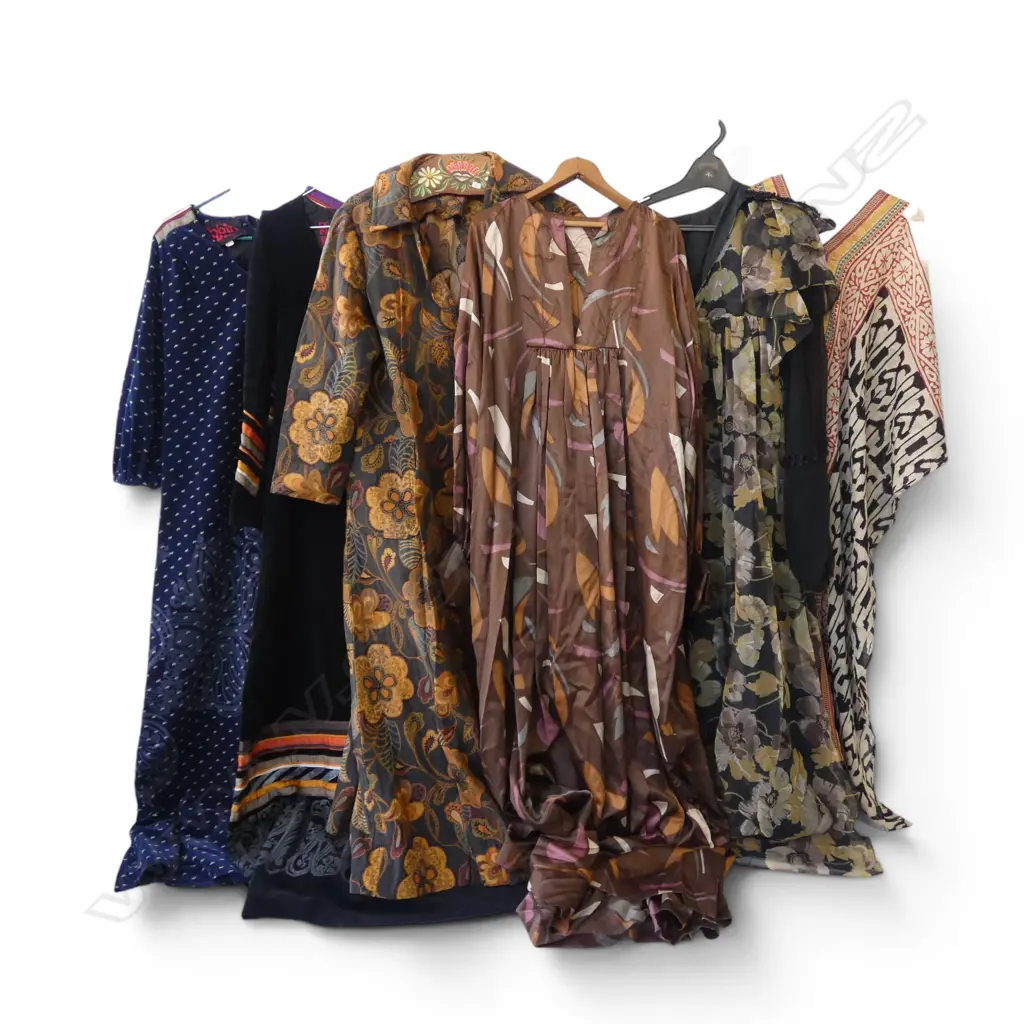 6 1970s DRESSES; ROBIN ROYDS, JANE BEHAR ETC Image 1++