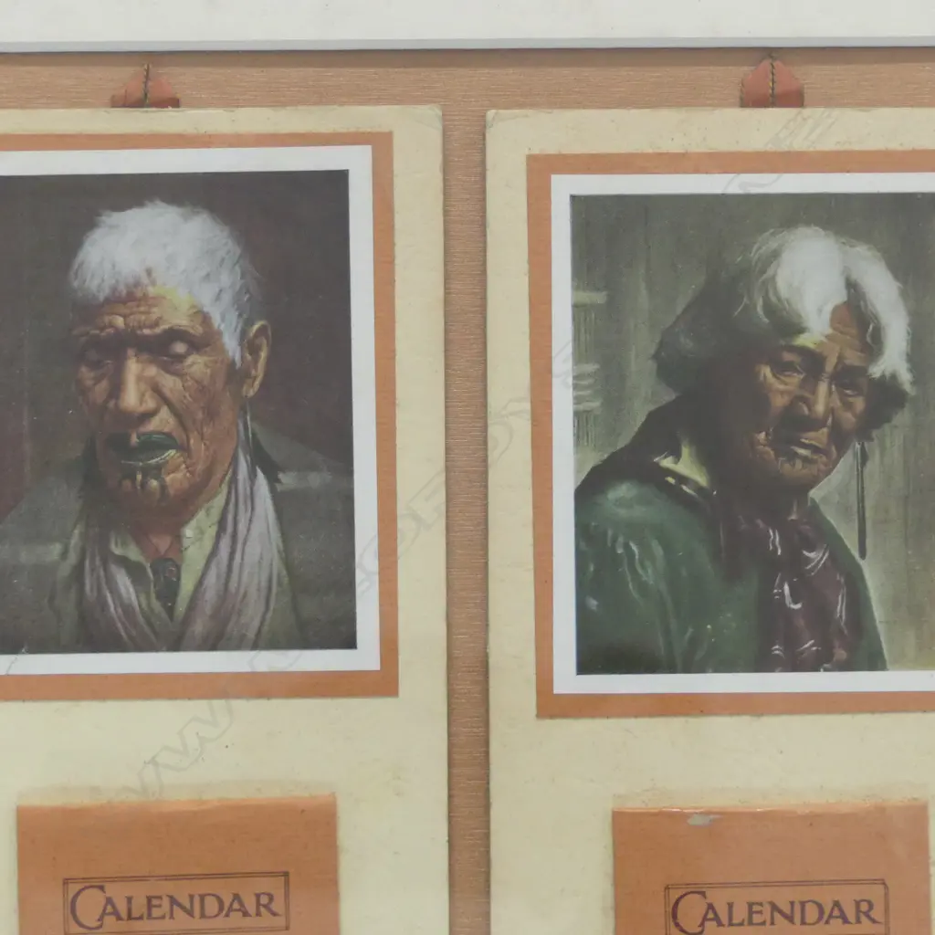 FRAMED GOLDIE DESK CALENDER ENDS 170 X 100MM EACH Image 1++