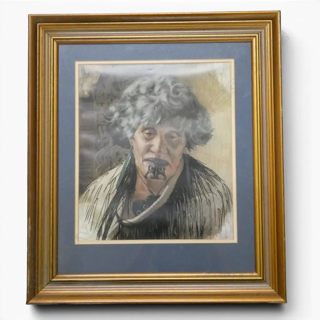 GOLDIE PRINT 'INA TE PAPATAHI' 380x330mm Image 1++