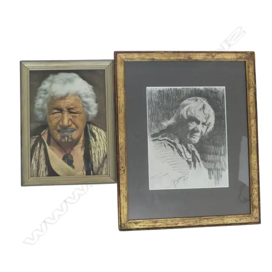 TWO FRAMED GOLDIE PRINTS 255 X 175MM (LARGEST)