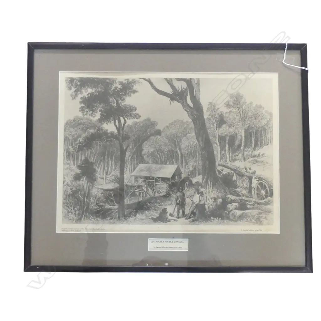 SAMUEL CHARLES BREES, KAI WARRA WARRA SAWMILL, PRINT No.320 Image 1++