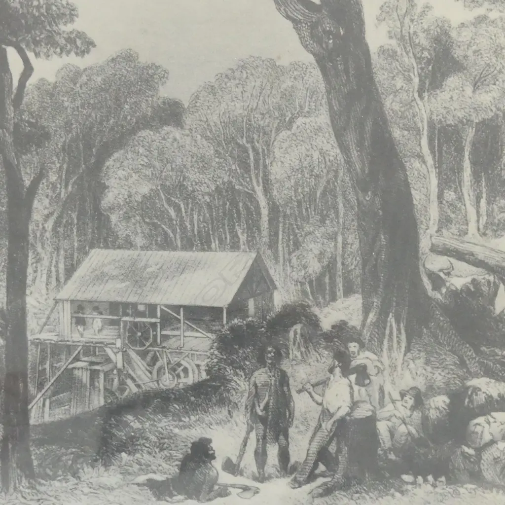 SAMUEL CHARLES BREES, KAI WARRA WARRA SAWMILL, PRINT No.320 Image 1++