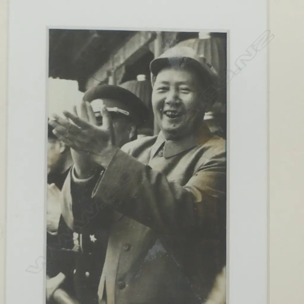 MAO TSE TUNG - TIANANMEN SQUARE, NATIONAL DAY, 13 OCTOBER 1955, SILVER GELATIN PHOTOGRAPH, 140 X 85mm Image 1++