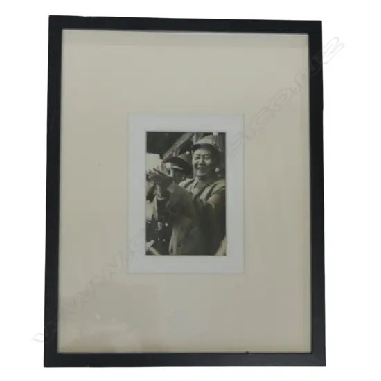 MAO TSE TUNG - TIANANMEN SQUARE, NATIONAL DAY, 13 OCTOBER 1955, SILVER GELATIN PHOTOGRAPH, 140 X 85mm