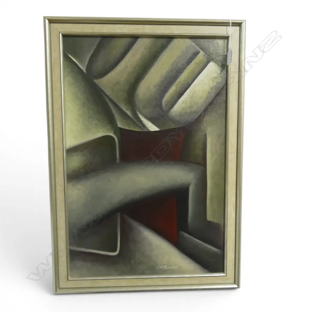 NANCY PURDIE, ABSTRACTION, OIL ON BOARD, SIGNED, 600 X 400mm Image 1++