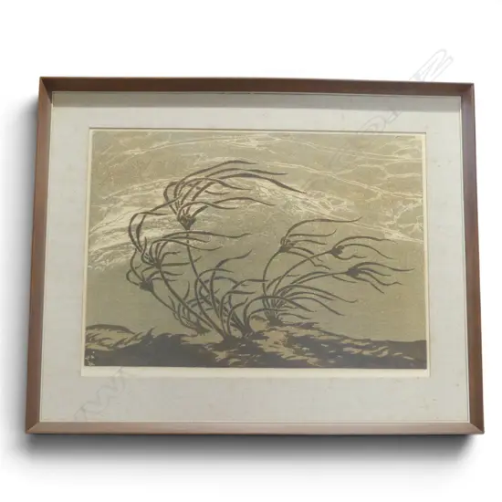 REGINALD WAGHORN, ZEPHYR III, RELIEF PRINT 2/25, 455 X 650mm