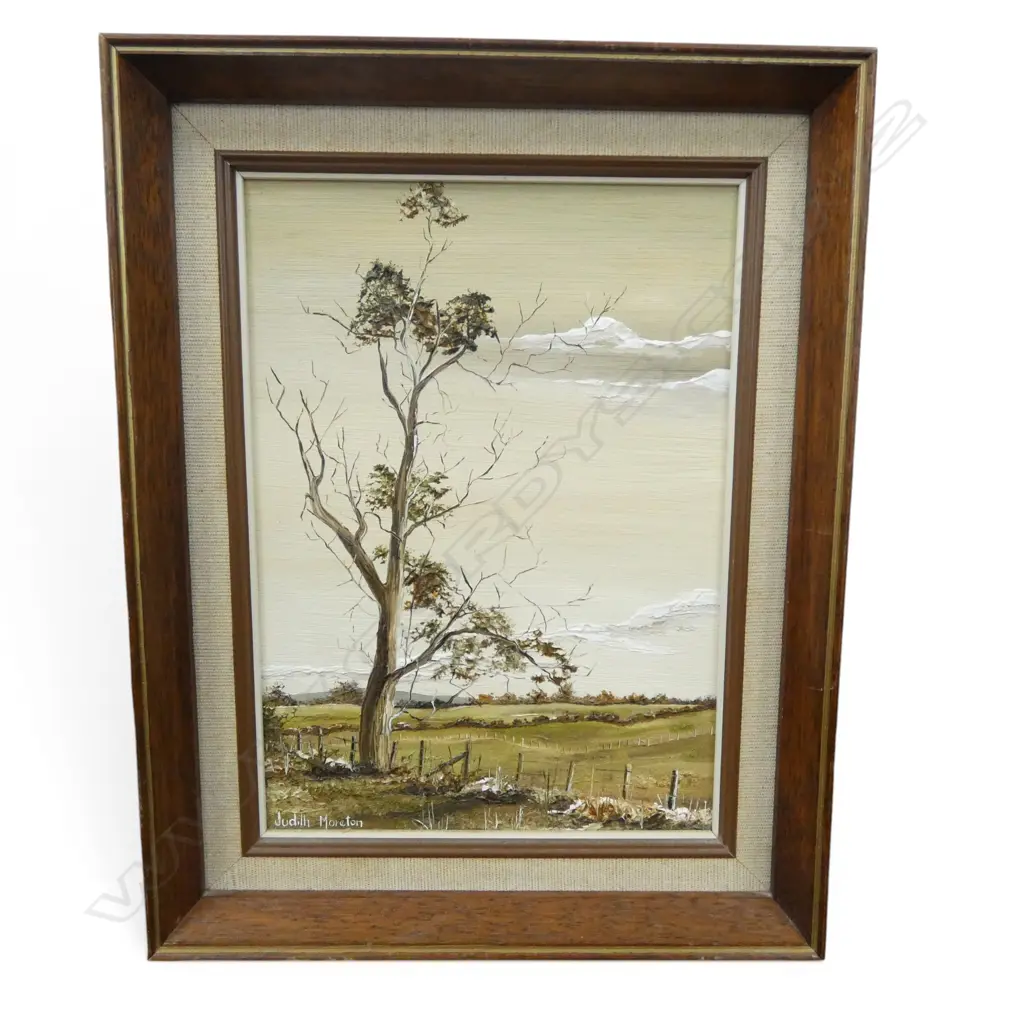JUDITH MORETON, TE AROHA, OIL ON BOARD, SIGNED, 280 x  200mm Image 1++