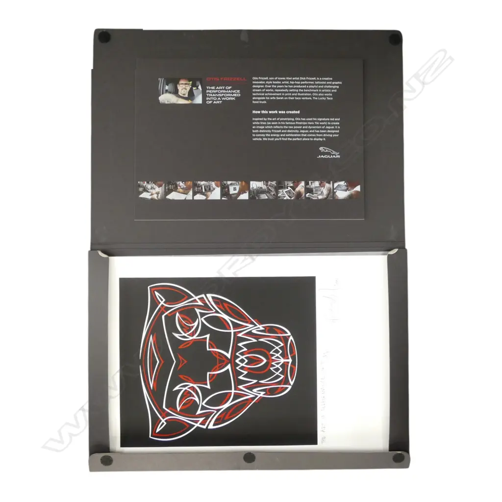 OTIS FRIZZELL 'THE ART OF PERFORMANCE MKII' SCREEN PRINT, AP, SIGNED & DATED '20 560x385mm COLLABORATION w. JAGUAR Image 1++