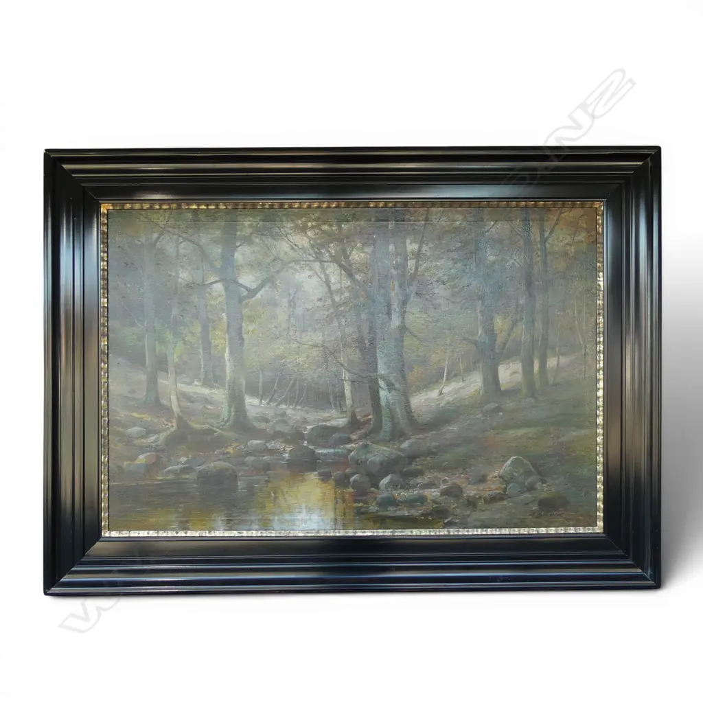 Alex Blatter (German, b.1878-) Untitled (Forest Stream), Image 1++