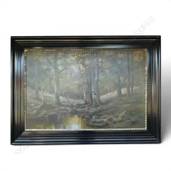 Alex Blatter (German, b.1878-) Untitled (Forest Stream),