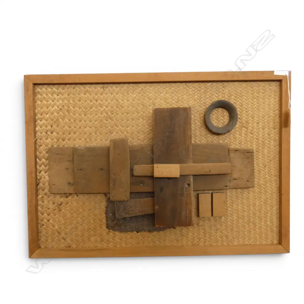 JOHN PERRY DRIFTWOOD COLLAGE, 1983 355x530mm Image 1++