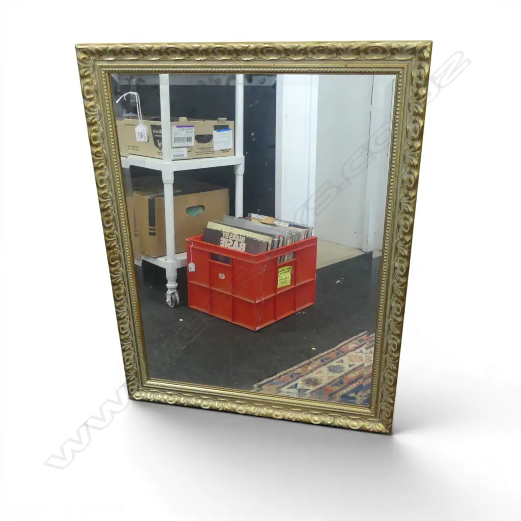 MODERN MIRROR, GOLD FRAME 710x910mm Image 1++