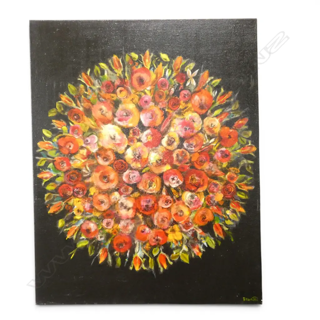 TRACEY ELLERTON, ROSES OF TRALEE, 2013, SIGNED VERSO, ACRYLIC ON CANVAS, 760x610mm Image 1++