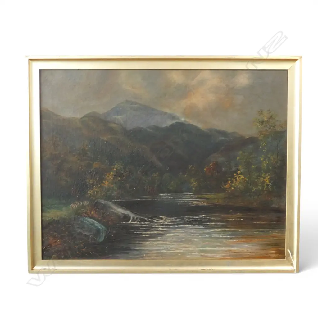 L. HANNAM, LANDSCAPE, OIL ON CANVAS, SIGNED & DATED 1.5.09 695x900mm Image 1++