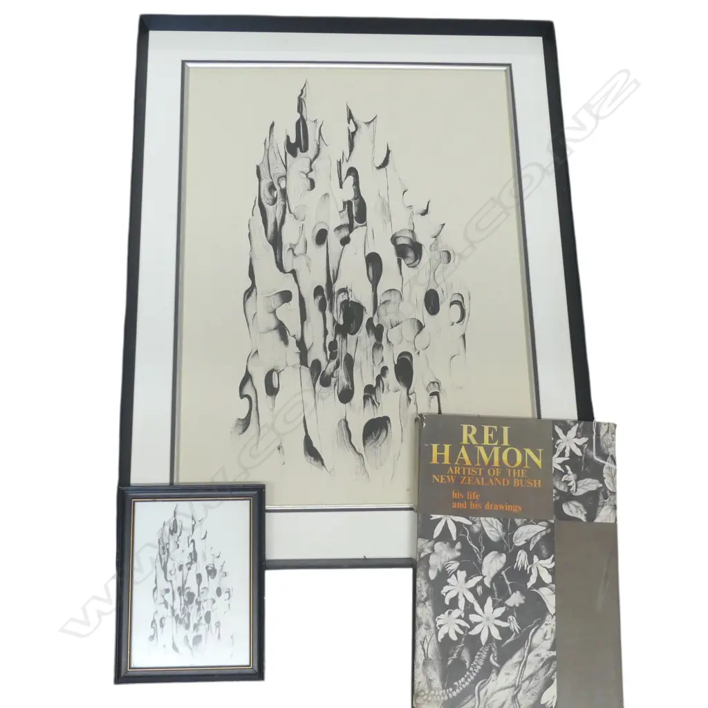 REI HAMON 'MAIA' SIGNED PRINT 193/600 670x480mm + SMALLER VERSION AND BOOK   Image 1++
