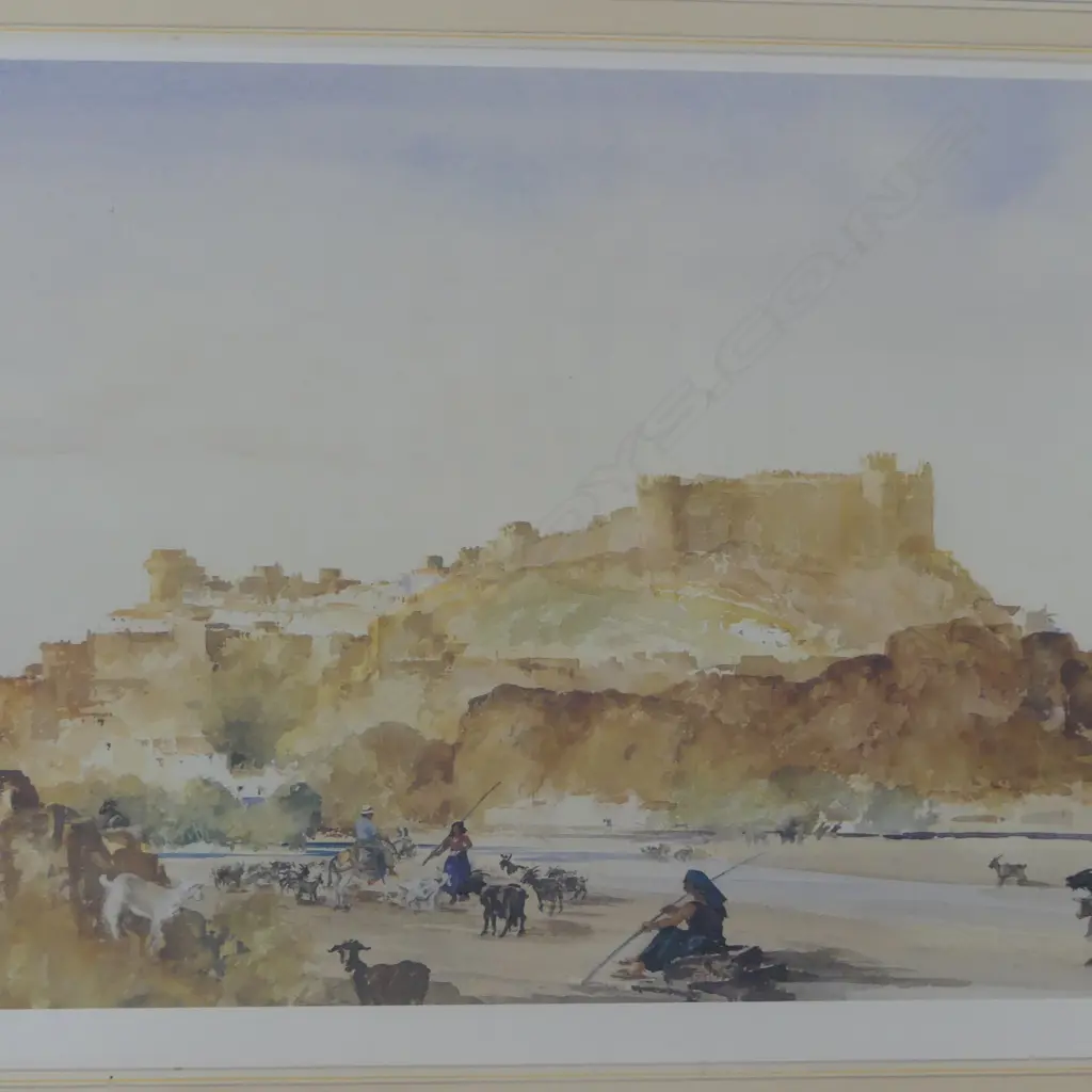 FRANCIS M RUSSELL FLINT, 'DOS DABRERAS Y SU PADREFA', COLLOTYPE 198/500, 405 X 610mm Image 1++