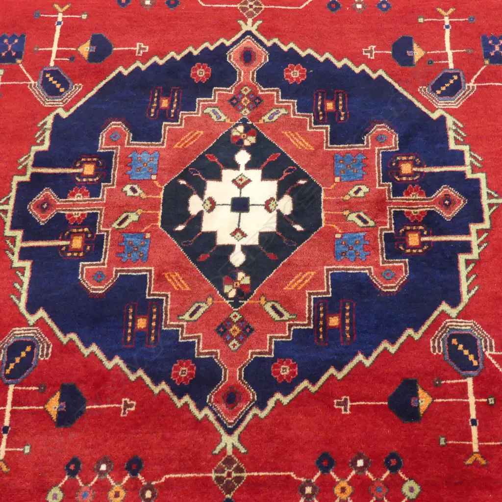 HAND KNOTTED THICK WOOL PILE RUG 2460x1650mm Image 1++