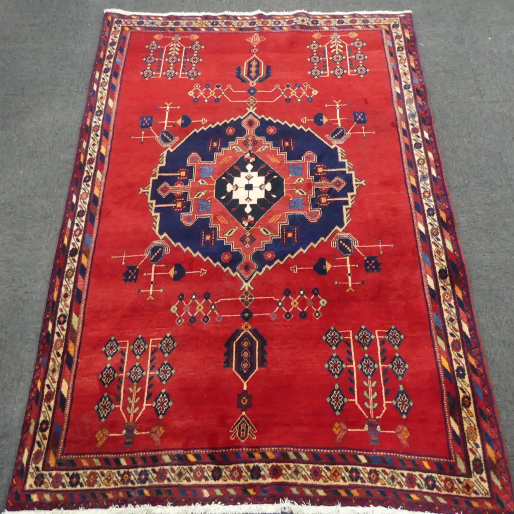 HAND KNOTTED THICK WOOL PILE RUG 2460x1650mm Image 1++