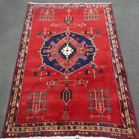 HAND KNOTTED THICK WOOL PILE RUG 2460x1650mm