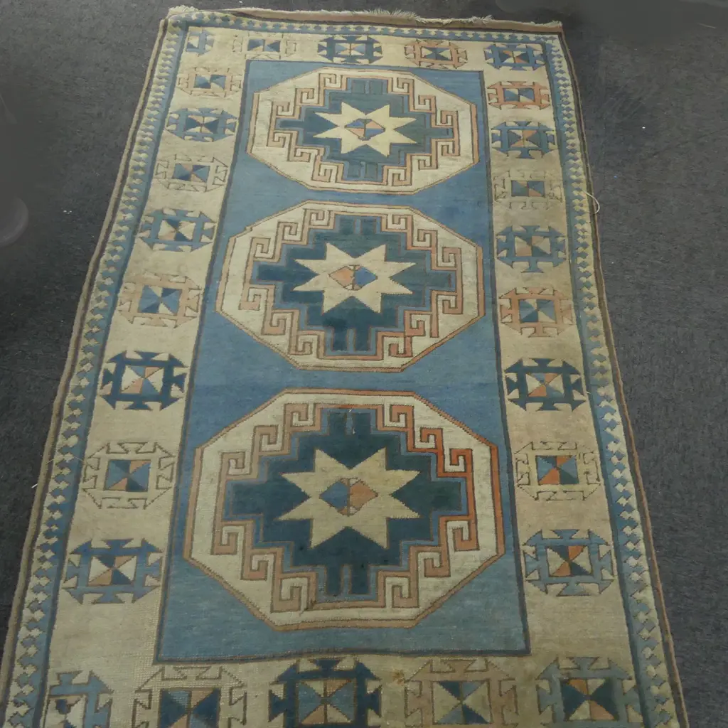 HAND KNOTTED ALL WOOL RUG 2250x1340mm Image 1++