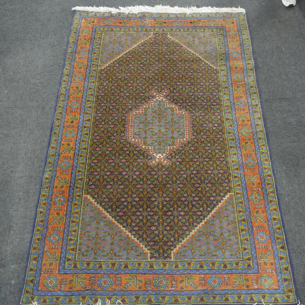 PERSIAN HAND KNOTTED ALL WOOL RUG 2100x1420mm Image 1++