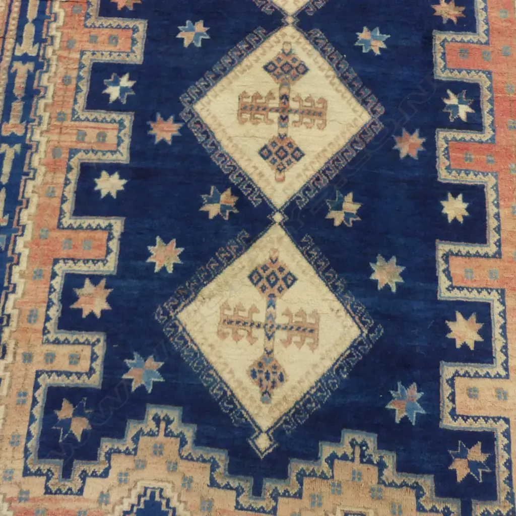 HAND KNOTTED WOOL PILE AFSHAR RUG fading 2300x1620mm Image 1++