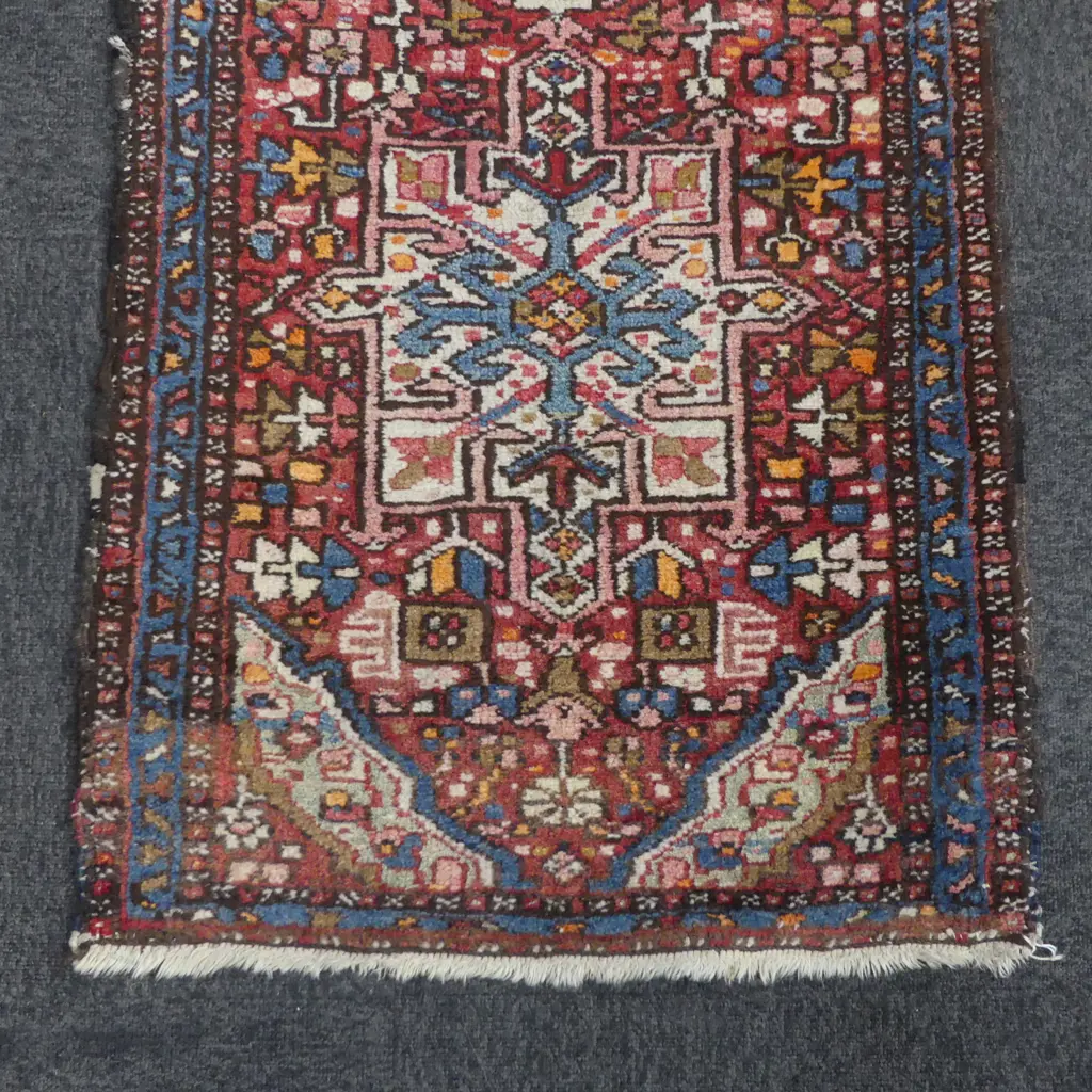 HAND KNOTTED WOOL PILE RUNNER 1740x640mm Image 1++