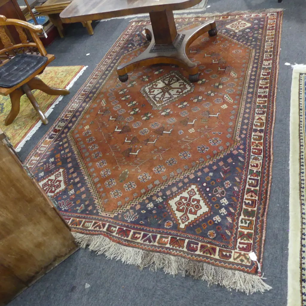 HAND KNOTTED ALL WOOL RUG Image 1++