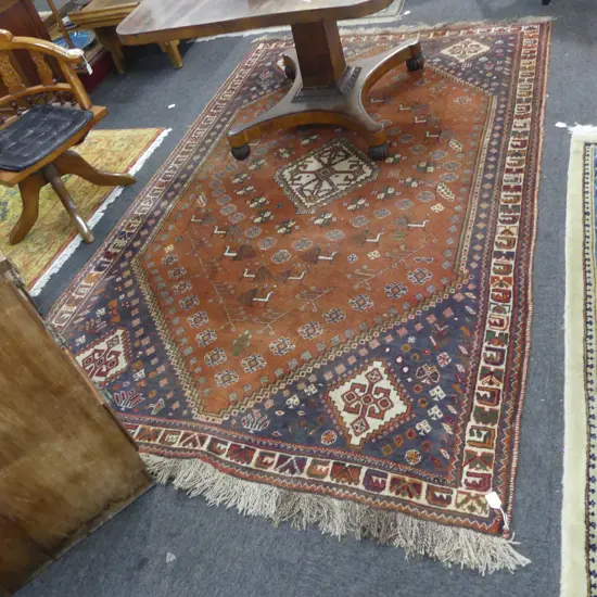 HAND KNOTTED ALL WOOL RUG