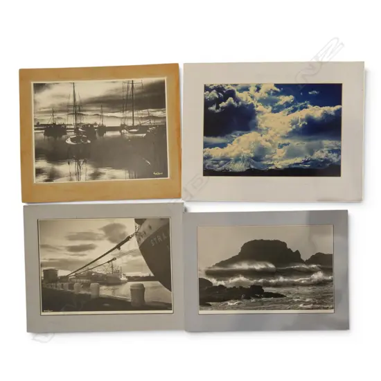 KENNETH BIGWOOD, THREE NAUTICAL IMAGES PLUS PHOTOGRAPHER UNKNOWN (MOUNTAIN),350 X 495 MM APROX (EACH)