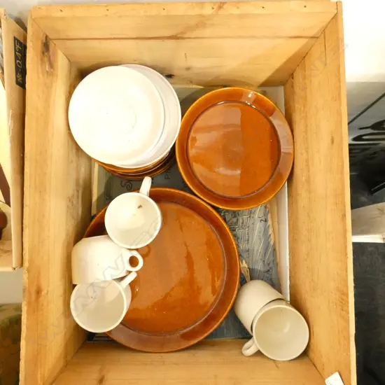 ASST. CROWN LYNN DINNERWARE