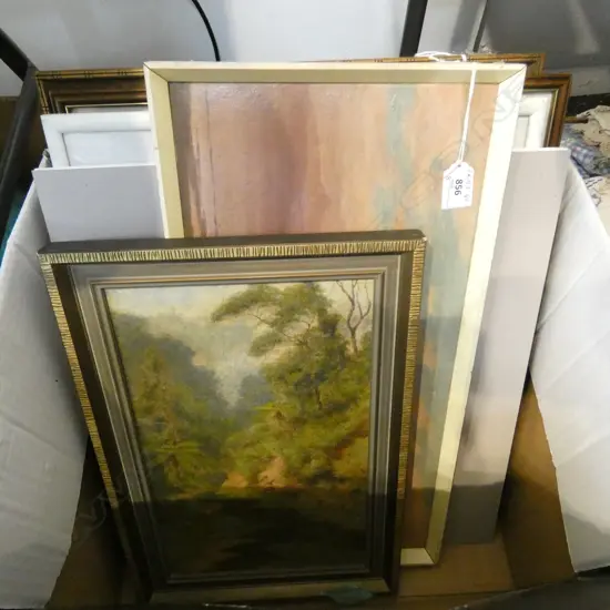 GROUP OF NZ LANDSCAPES - OILS AND WATERCOLOURS - VARIOUS SIZES