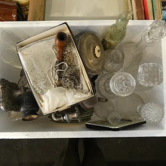 DECANTERS INCL. 1 WATERFORD COLLEEN PATTERN, EP ETC