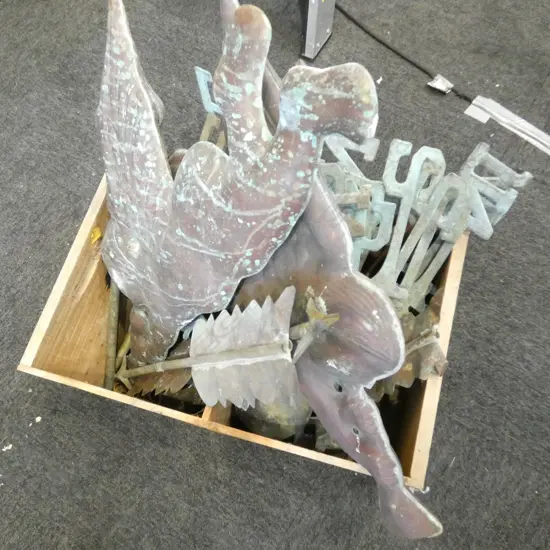COPPER WEATHER VANE PIECES