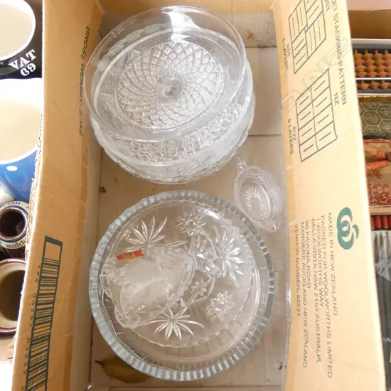 ASST. CRYSTAL BOWLS etc