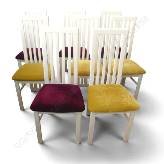 8 ITALIAN DINING CHAIRS (4+4)