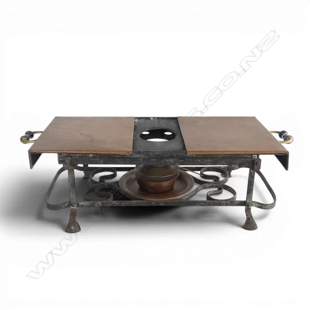 VINTAGE COPPER HOT PLATE W.485mm **LOT UPDATED FRIDAY 12AM Image 1++