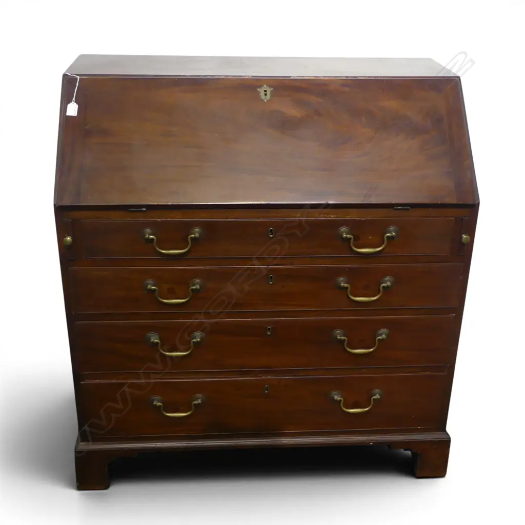 ANTIQUE MAHOGANY DROP FRONT BUREAU 1030x560x1080mm  Image 1++