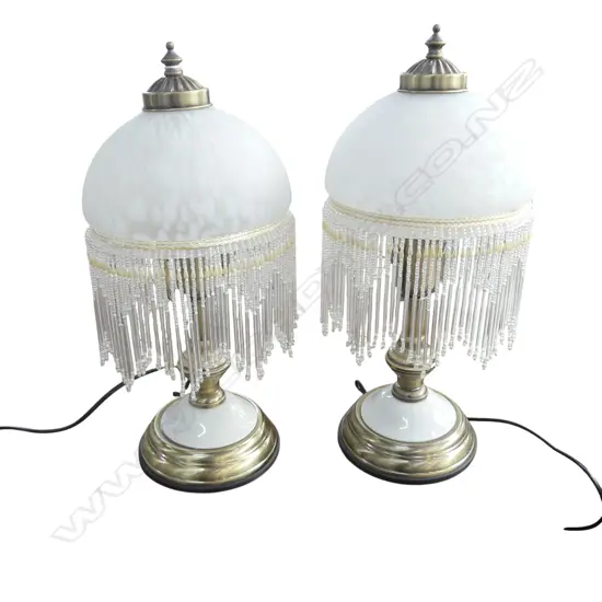 Two lamps, H.420mm
