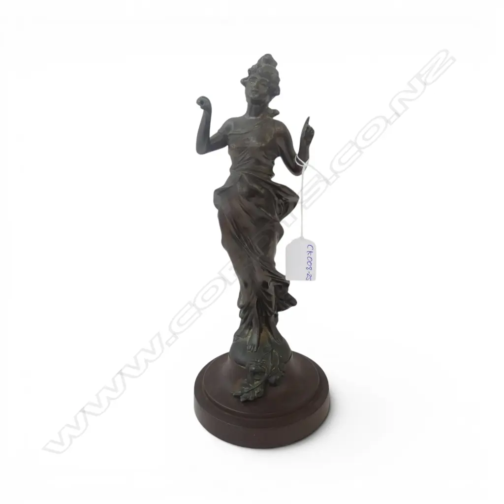 BRONZED SPELTER FIGURINE H.290mm Image 1++