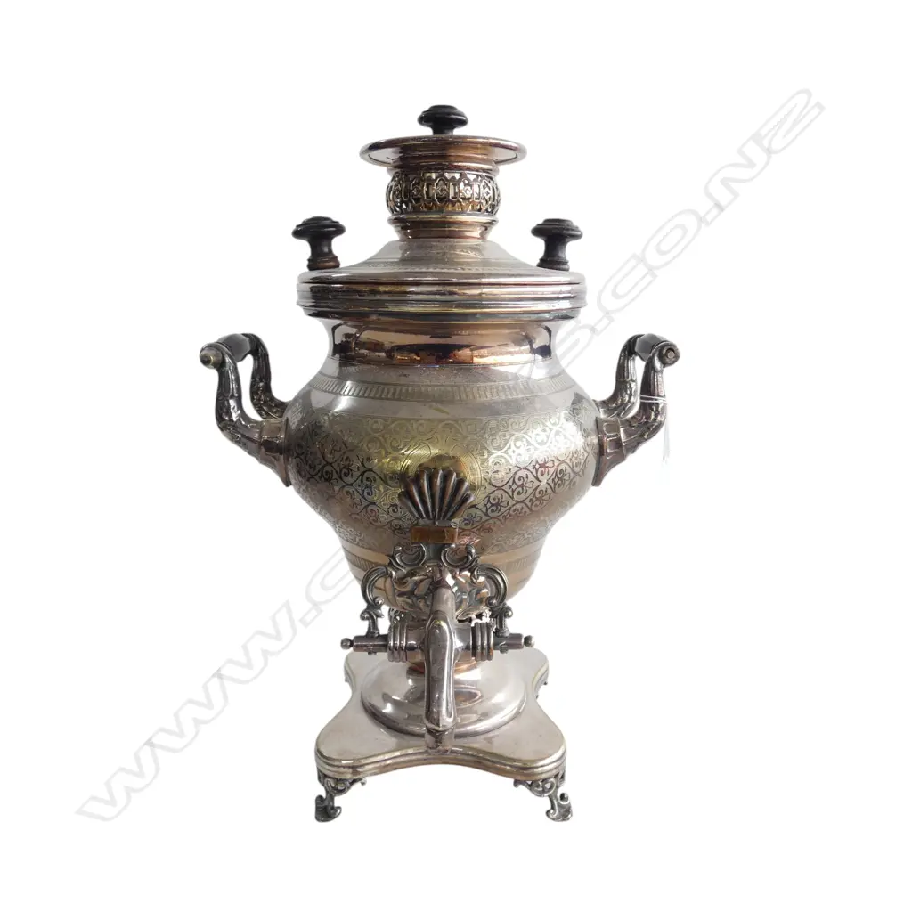 SILVER PLATE SAMOVAR H.480mm Image 1++