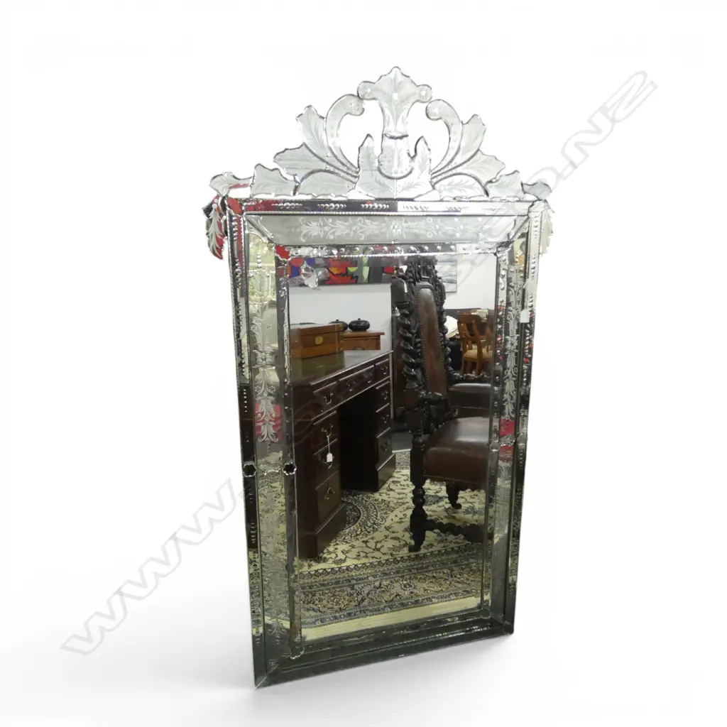LARGE VENETIAN STYLE MIRROR 1630x920mm MINOR FAULTS Image 1++