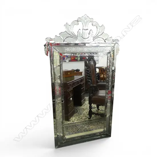 LARGE VENETIAN STYLE MIRROR 1630x920mm MINOR FAULTS