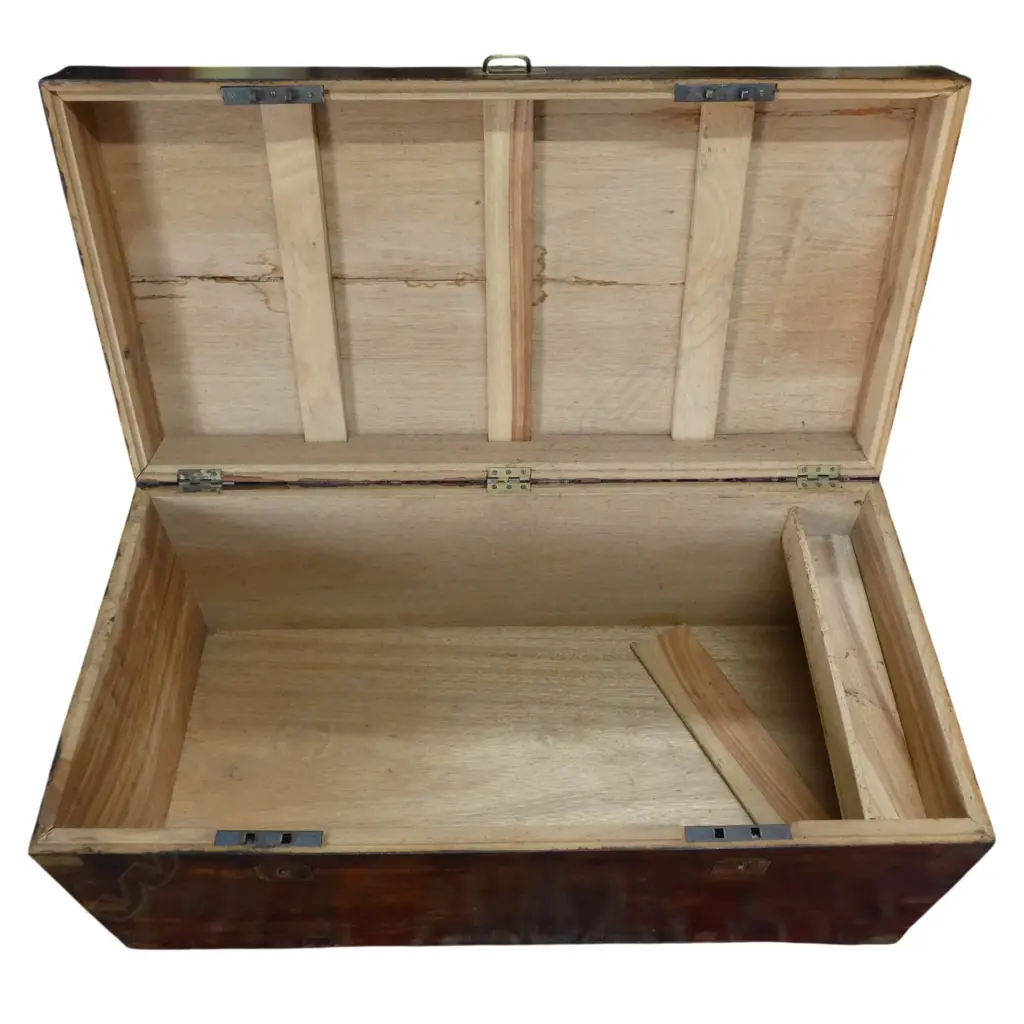 CAMPHOR CHEST brass mounts 1030x510x460mm Image 1++