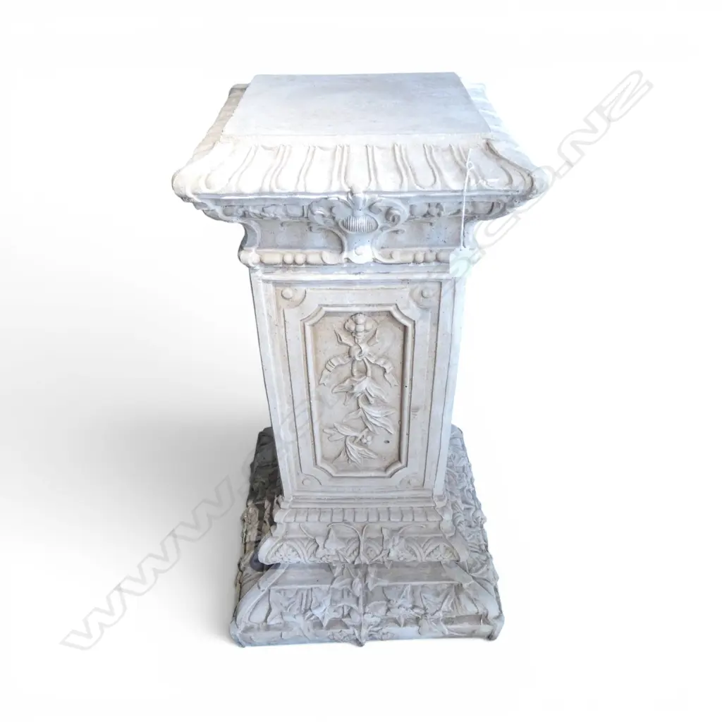 ORNATE CLASSICAL STYLE HEAVY CONCRETE PLINTH H1320MM Image 1++