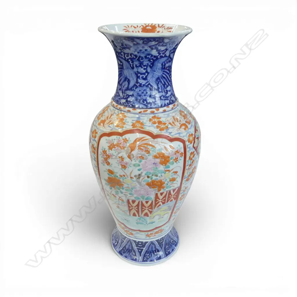 JAPANESE VASE H.600mm HAIRLINE Image 1++