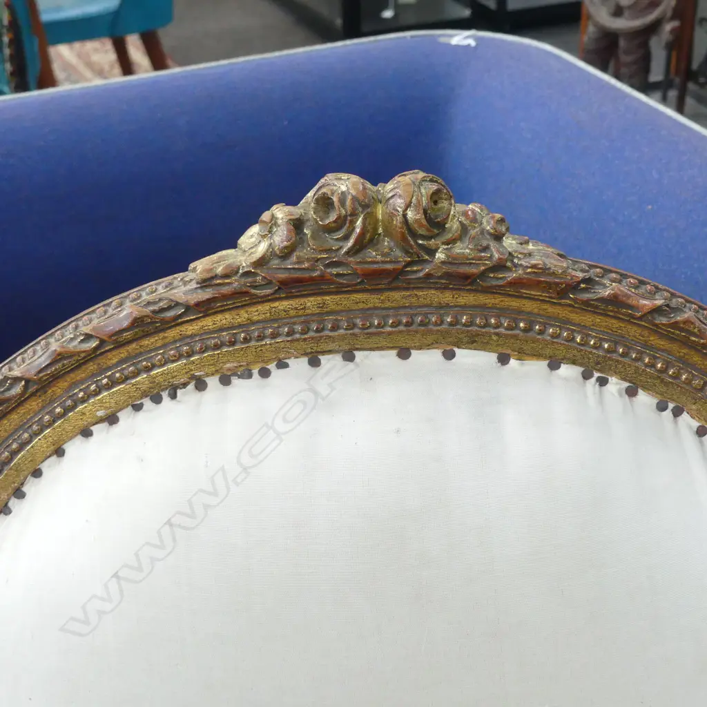 FRENCH GILDED CHAIR (requires attention) Image 1++