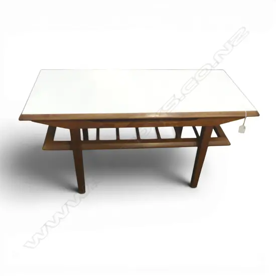 MID-CENTURY DON LORONG COFFEE TABLE label to base 880x410x430mm