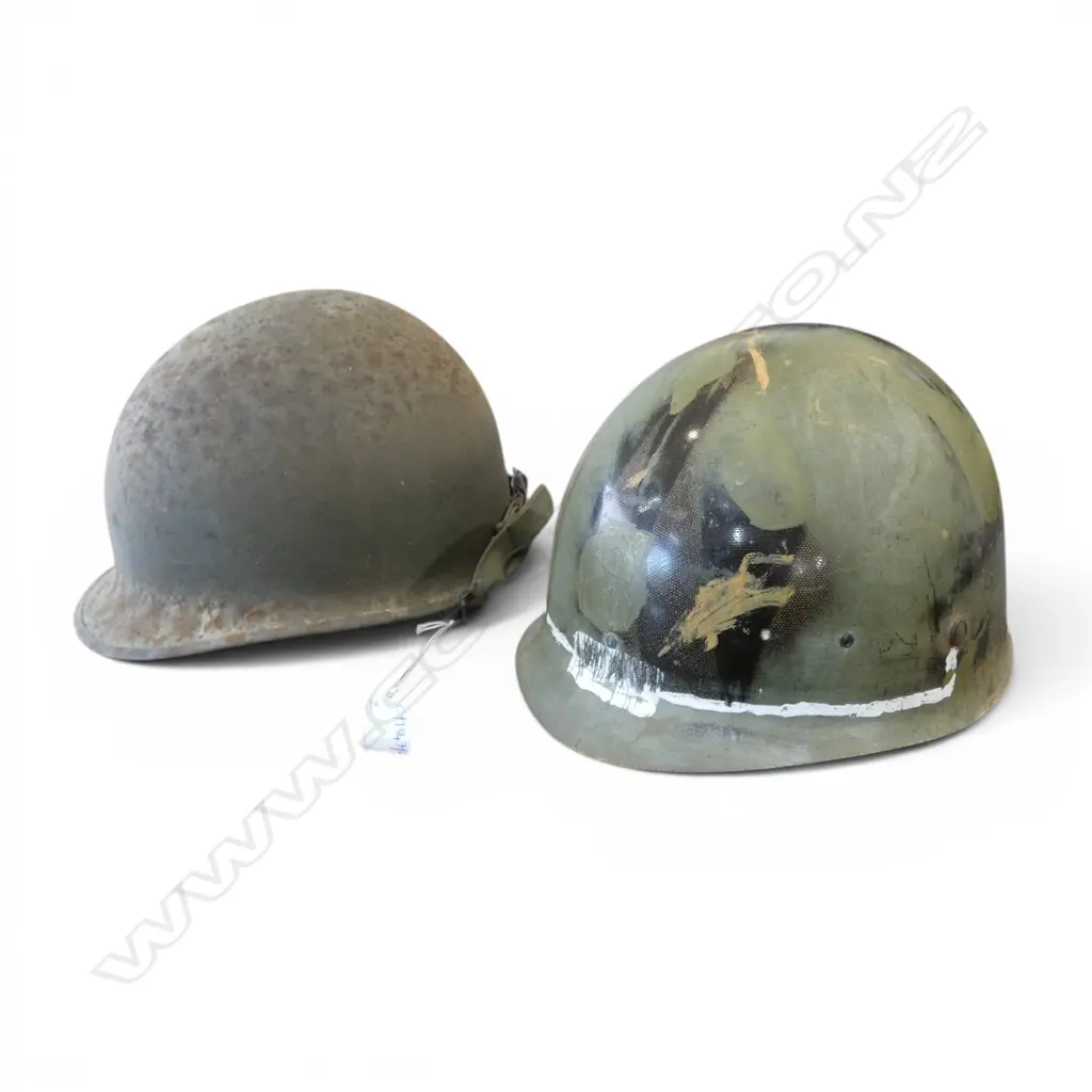 2 MILITARY HELMETS Image 1++